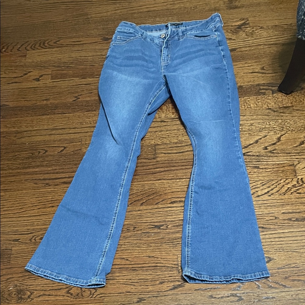 Royalty For Me Blue Flare Jeans